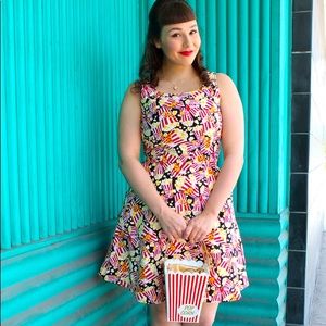 Mod Cloth by Retrolicious Popcorn Dress